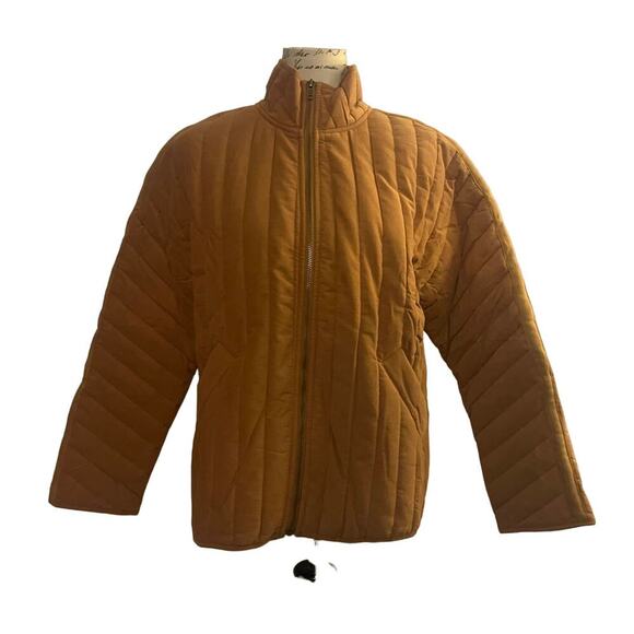 Disamer Tan Light Weight Quilted Jacket - Picture 1 of 10